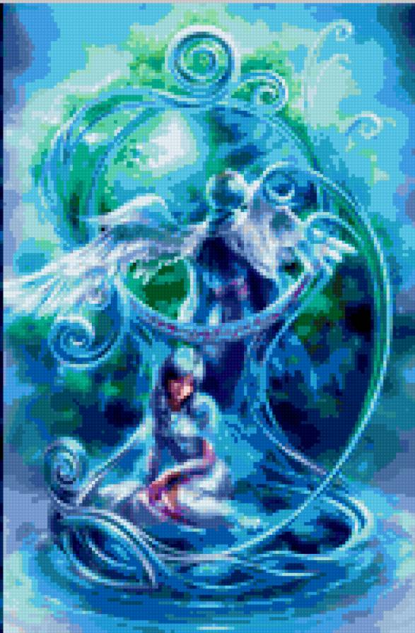 Фентези - девушка, фентези - предпросмотр