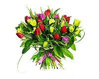 Схема вышивки «Букет из тюльпанов»