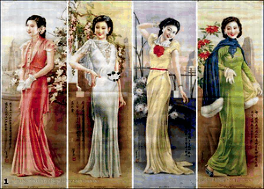 ПОЛИПТИХ "ЖЕНЩИНА" - триптих, диптих, полиптих, красота женщины, женщины мира - предпросмотр