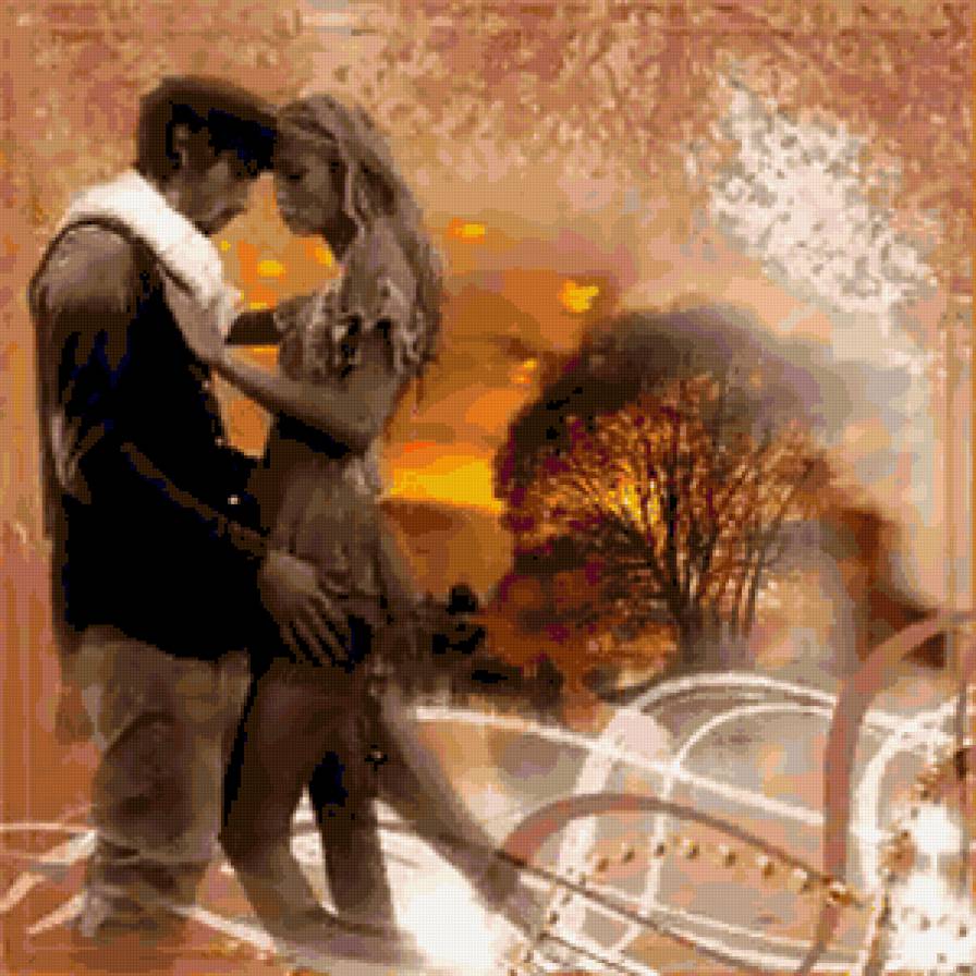 №254709 - влюбленные, пара, он и она - предпросмотр