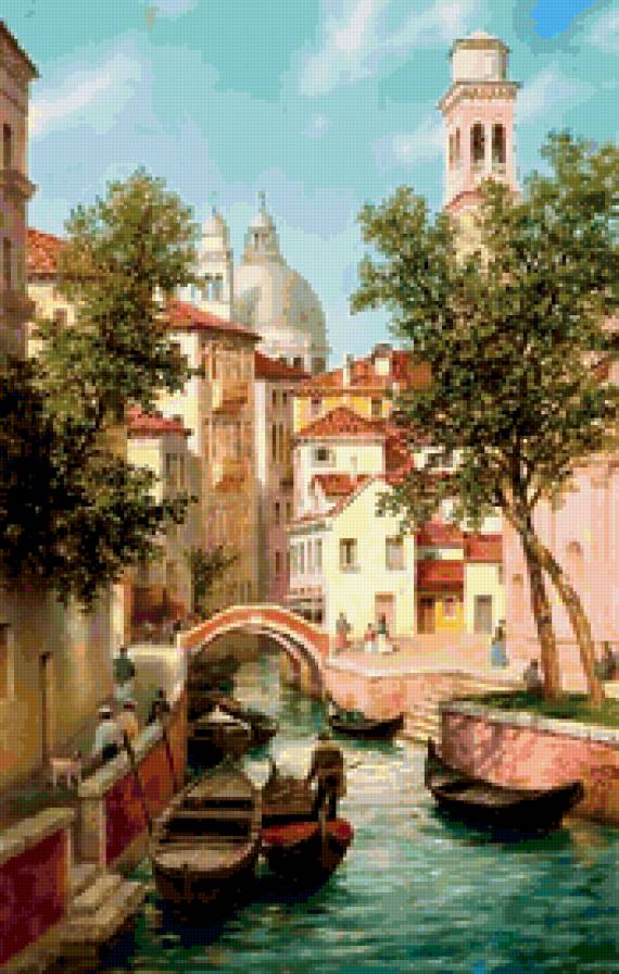 Венецианский канал - италия, волшебная венеция, венеция, венецианский канал - предпросмотр