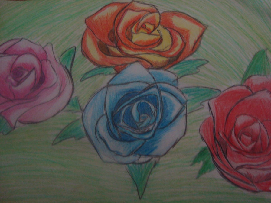 Розы - оригинал