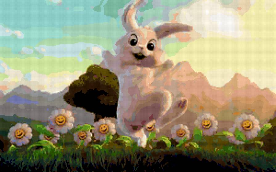 №255068 - заяц, детское - предпросмотр