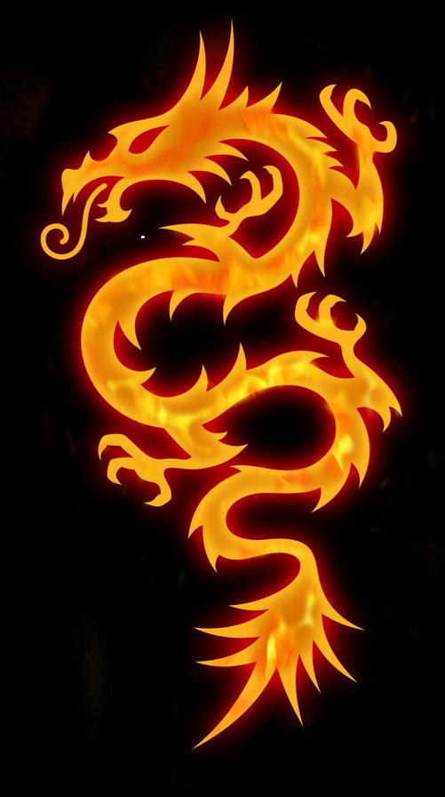 огненный дракон - оригинал