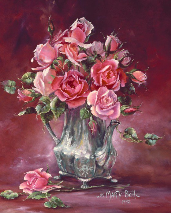 Серия "Букет" - розы, букет, цветы - оригинал