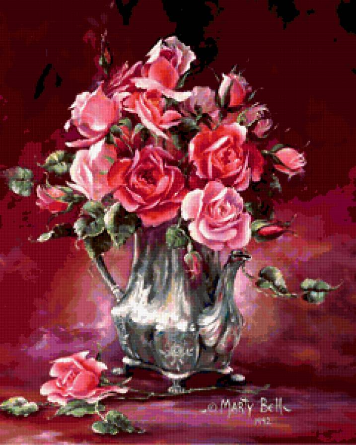 Серия "Букет" - цветы, розы, букет - предпросмотр
