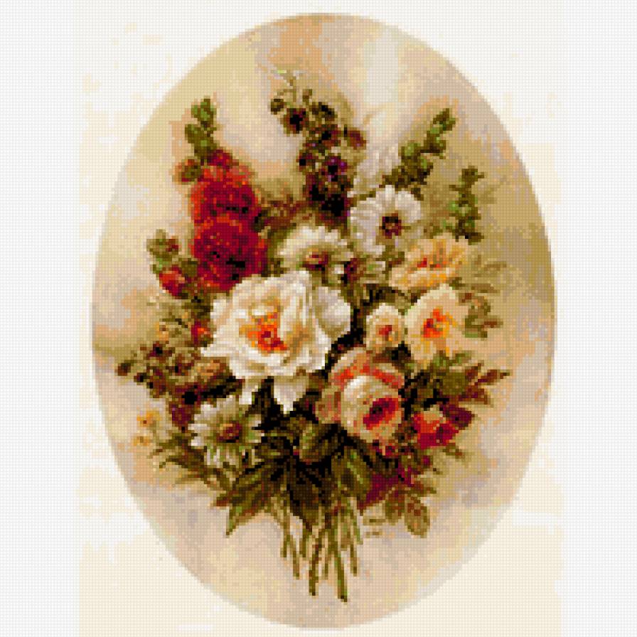 летний букет - картина букет - предпросмотр