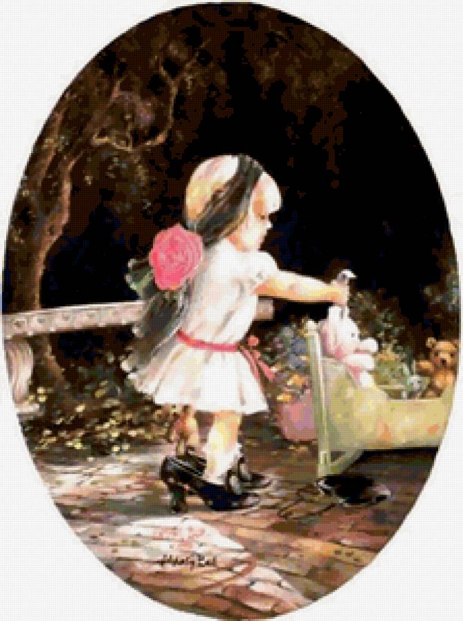 Серия "Очаровашки" - дети, лето, пейзаж - предпросмотр