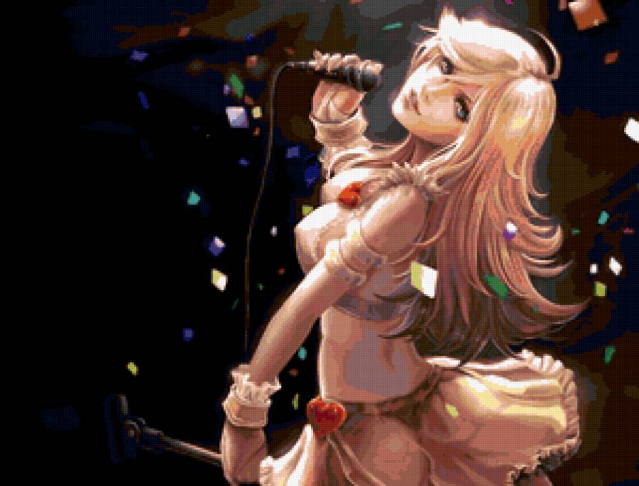 Певица - девушка, люди - предпросмотр