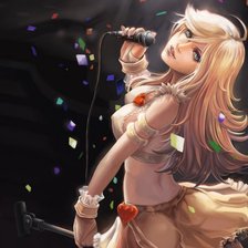 Схема вышивки «Певица»