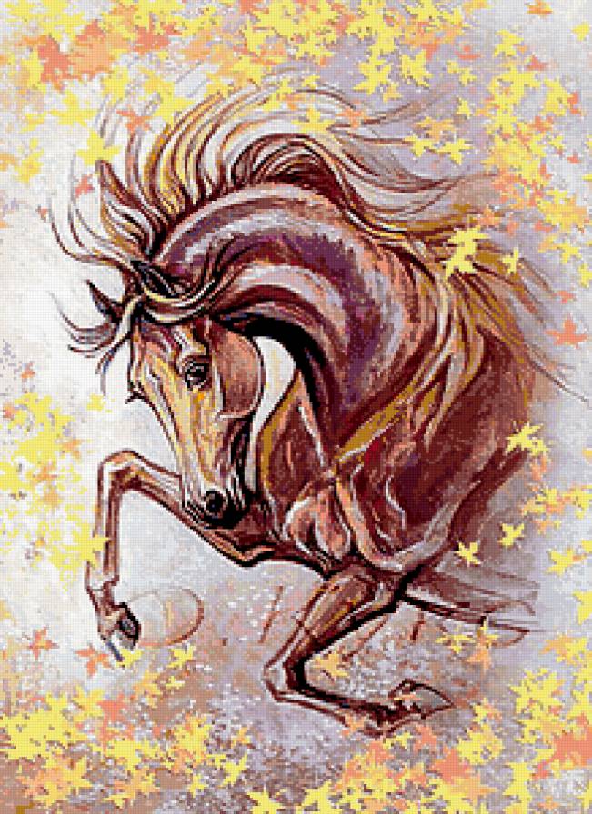 конь - кони, лошади, животные - предпросмотр