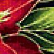 Предпросмотр схемы вышивки «Подушка "Пуансетия"» (№256154)