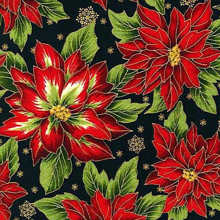 Подушка "Пуансетия" - пуансетия, подушка, рождественский цветок - оригинал