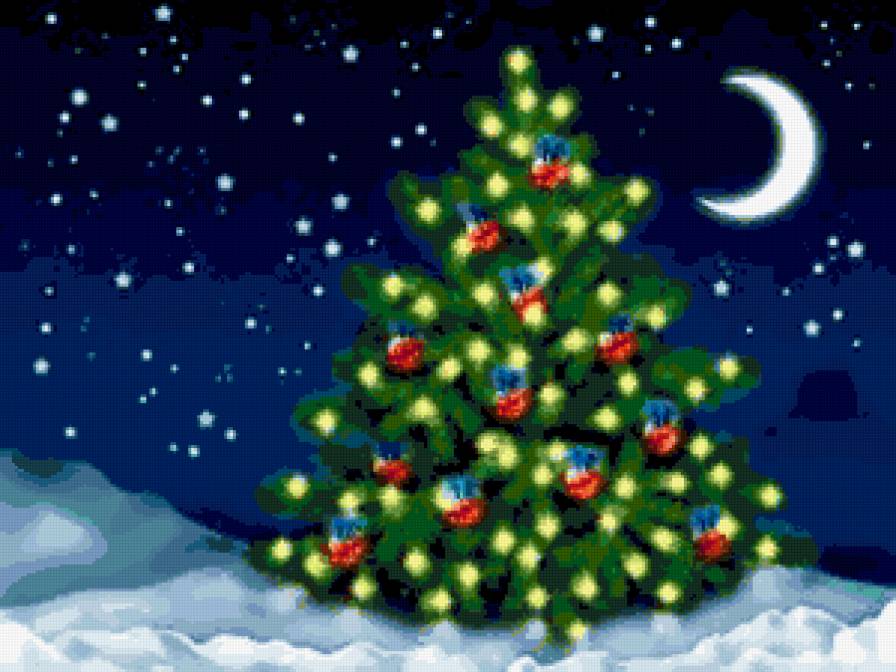 №256266 - новый год, зима, елка - предпросмотр