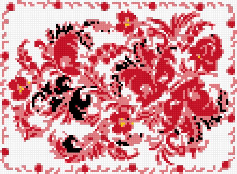 русские узоры - сложный узор - предпросмотр