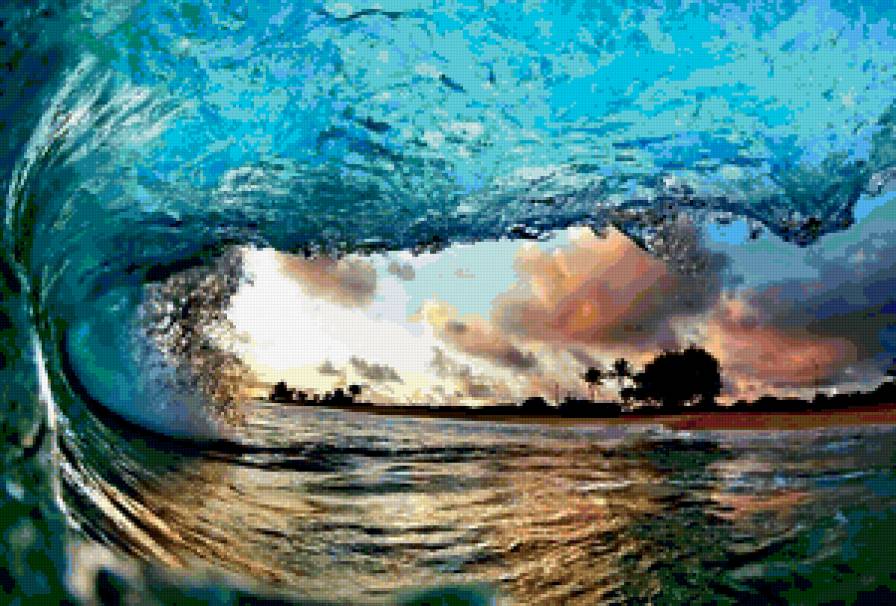 Серия "ВОЛНА" - море, волна - предпросмотр