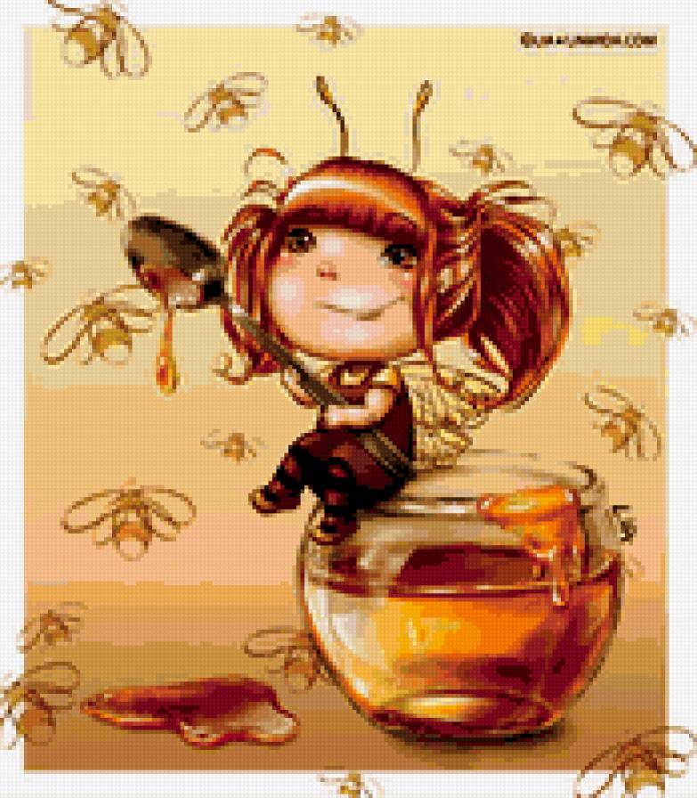 Феечка мёд - фея, кухня - предпросмотр