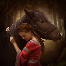 Схема вышивки «Любовь к лошади»