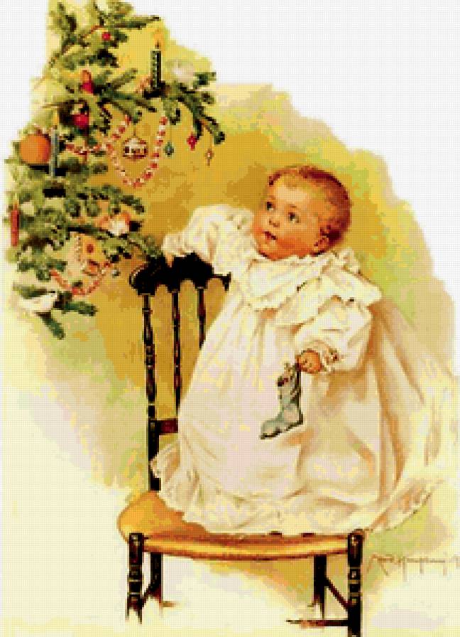 старые открытки - винтаж, дети - предпросмотр