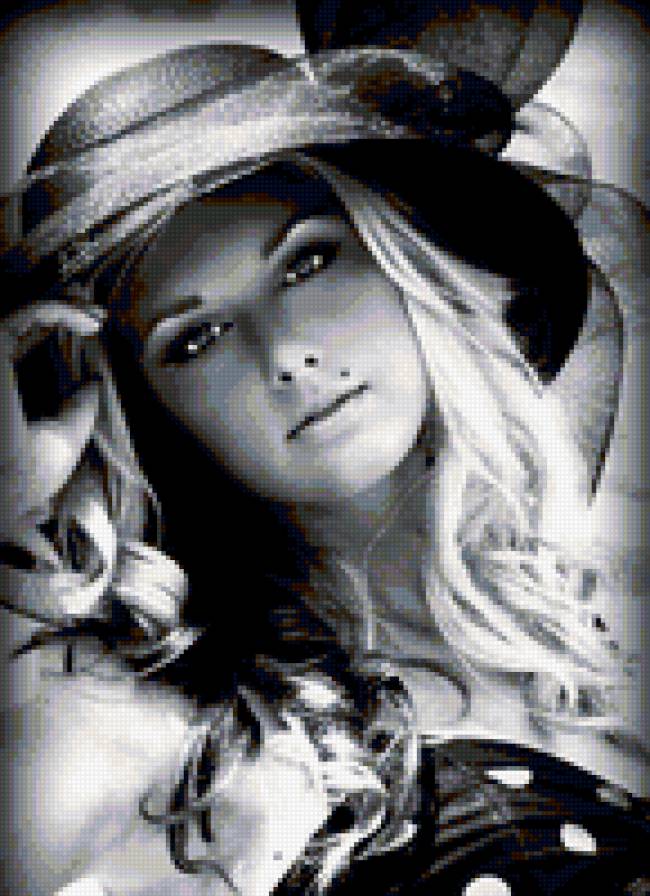 Девушка - ретро, девушка, фото, шляпки - предпросмотр