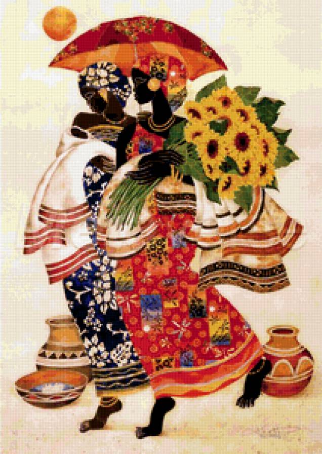 Африка - девушка, африка, люди - предпросмотр