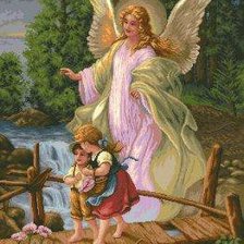 Схема вышивки «Ангел-хранитель»