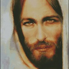 Оригинал схемы вышивки «Иисус Христос» (№257292)
