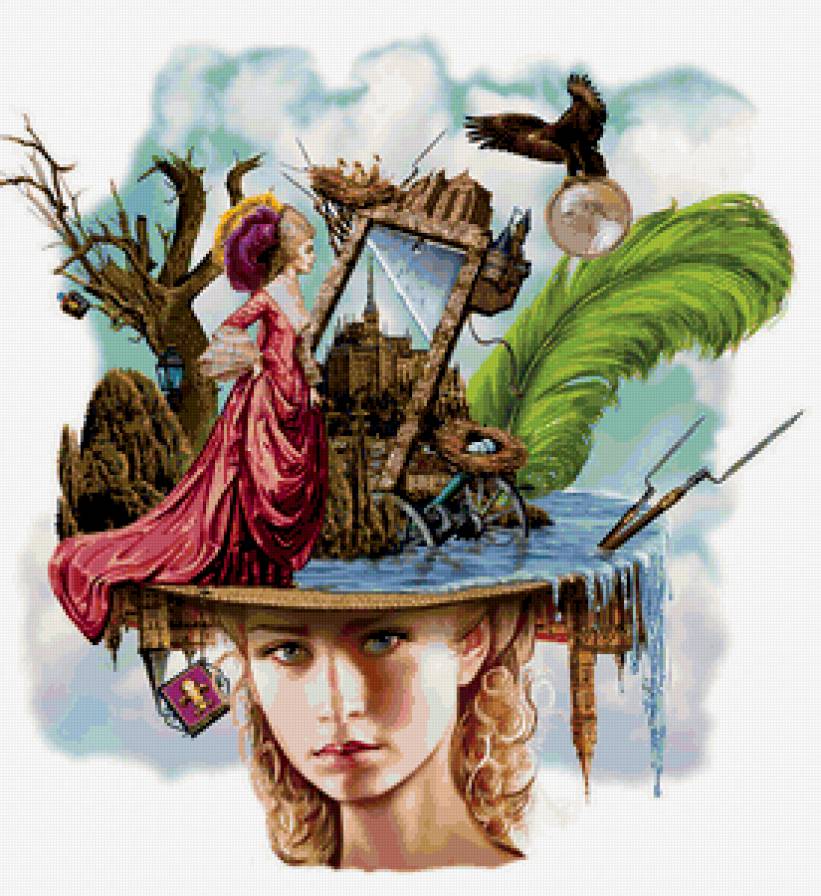 ПОЛИПТИХ  "ФИЛОСОФИЯ ЖИЗНИ" - женщины мира, мисс очарование, мисс элегантность, женский образ - предпросмотр