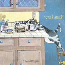 Схема вышивки «Сейчас я буду кушать»