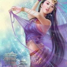 Схема вышивки «Принцесса Азии»