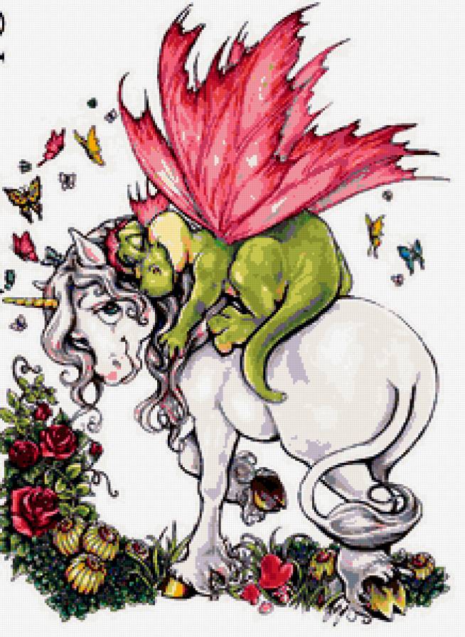 сказка - единорог, друзья, детям, детская, фентези - предпросмотр