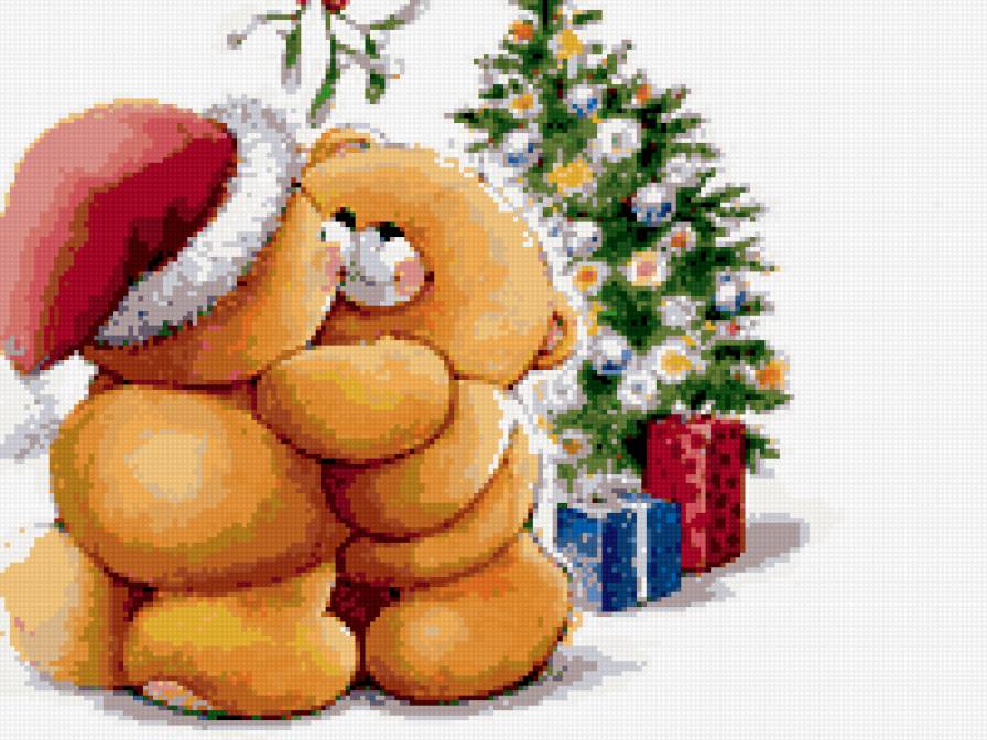 мишки - новый год - предпросмотр