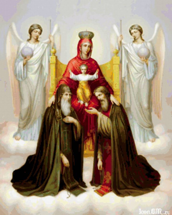 Икона Божьей матери Свенская-Печерская - религия, иконы, божья матерь - предпросмотр