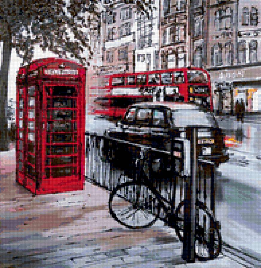 Paul Kenton- Streets of London - город, лондон, будка, англия - предпросмотр