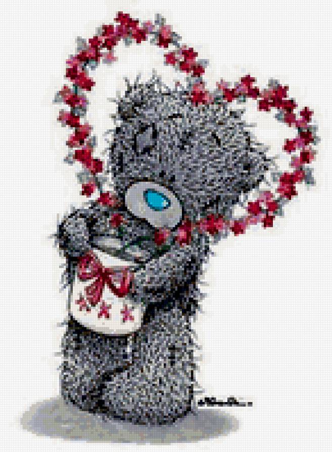 мишка тедди - игрушки, сердечко, валентинка - предпросмотр