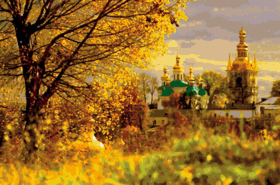 Киево-Печерская лавра - осень, киев, лавра - предпросмотр
