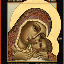 Схема вышивки «Икона Божьей матери Корсунская»
