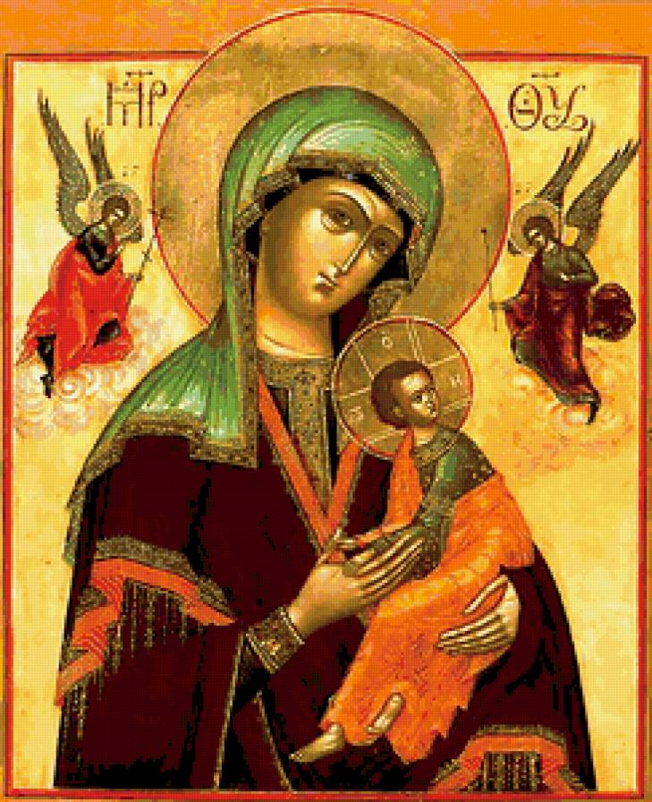 Икона Божьей матери Страстная - религия, божья матерь, иконы - предпросмотр