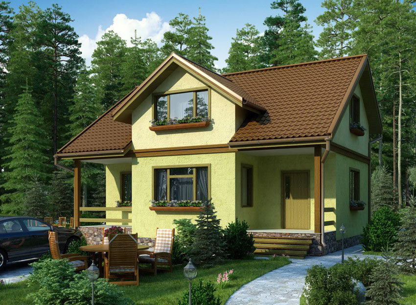 дом моей мечты - лето, коттедж, дом - оригинал