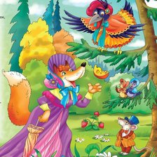 Схема вышивки «басня»