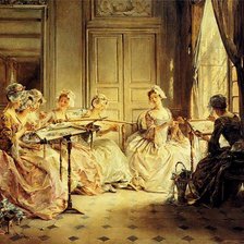 Схема вышивки «Вишивальниці»