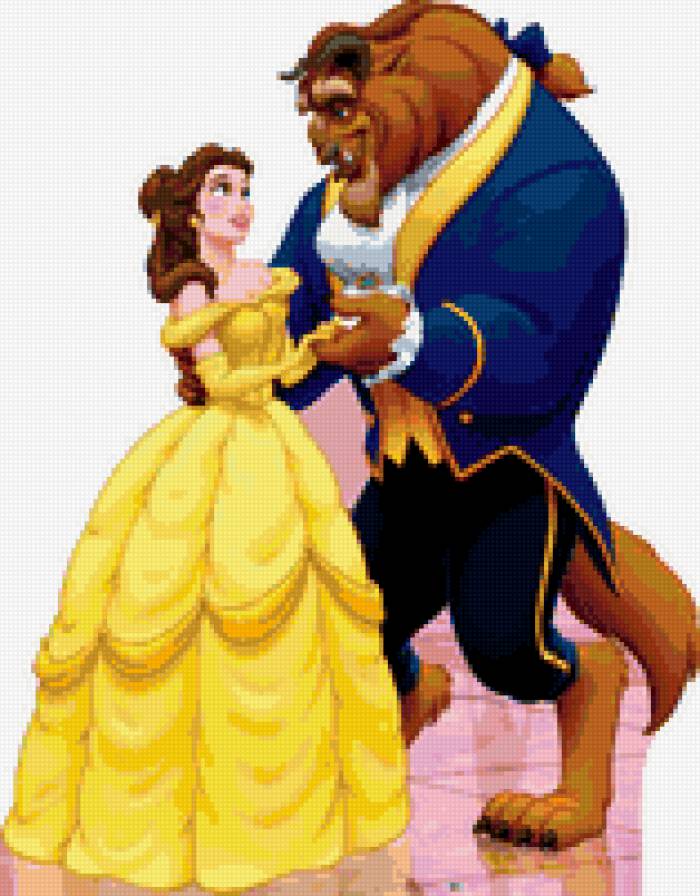 Серия МУЛЬТИКИ. Красавица и чудовище - детям, мультики, красавица и чудовище, дисней, подушка, принцесса - предпросмотр