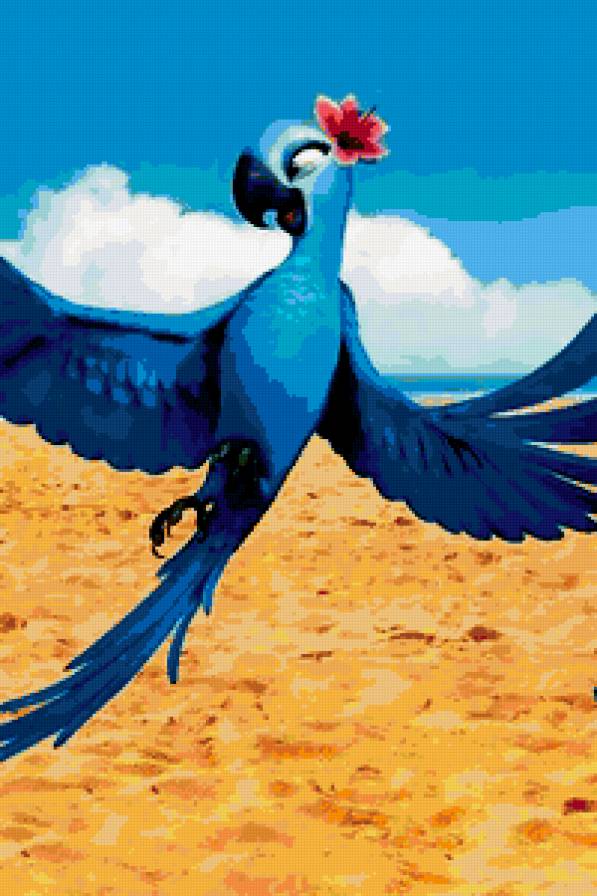 Серия МУЛЬТИКИ. Рио Жемчужинка - детям, попугай, птица, жемчужинка, рио, мультик - предпросмотр