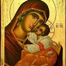 Оригинал схемы вышивки «Икона Божьей матери Толгская» (№260089)