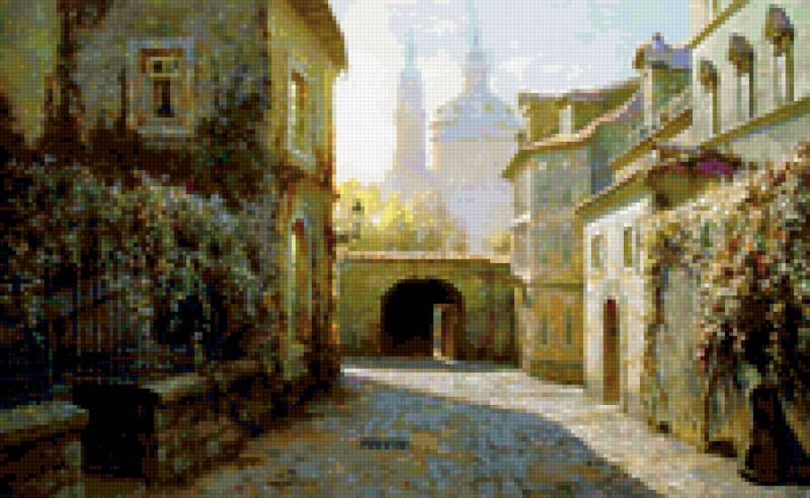 тихая улочка - города - предпросмотр