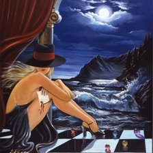 Схема вышивки «Девушка»