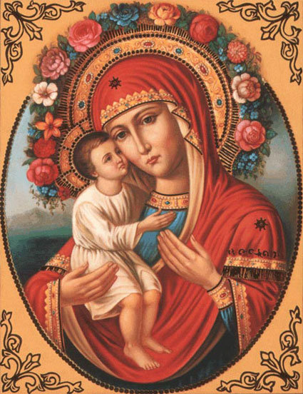 Икона Божьей матери Жировицкая - религия, божья матерь, иконы - оригинал