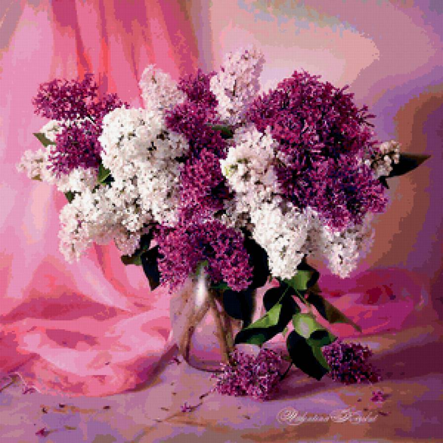 весенние цветы - букет, сирень, цветы - предпросмотр