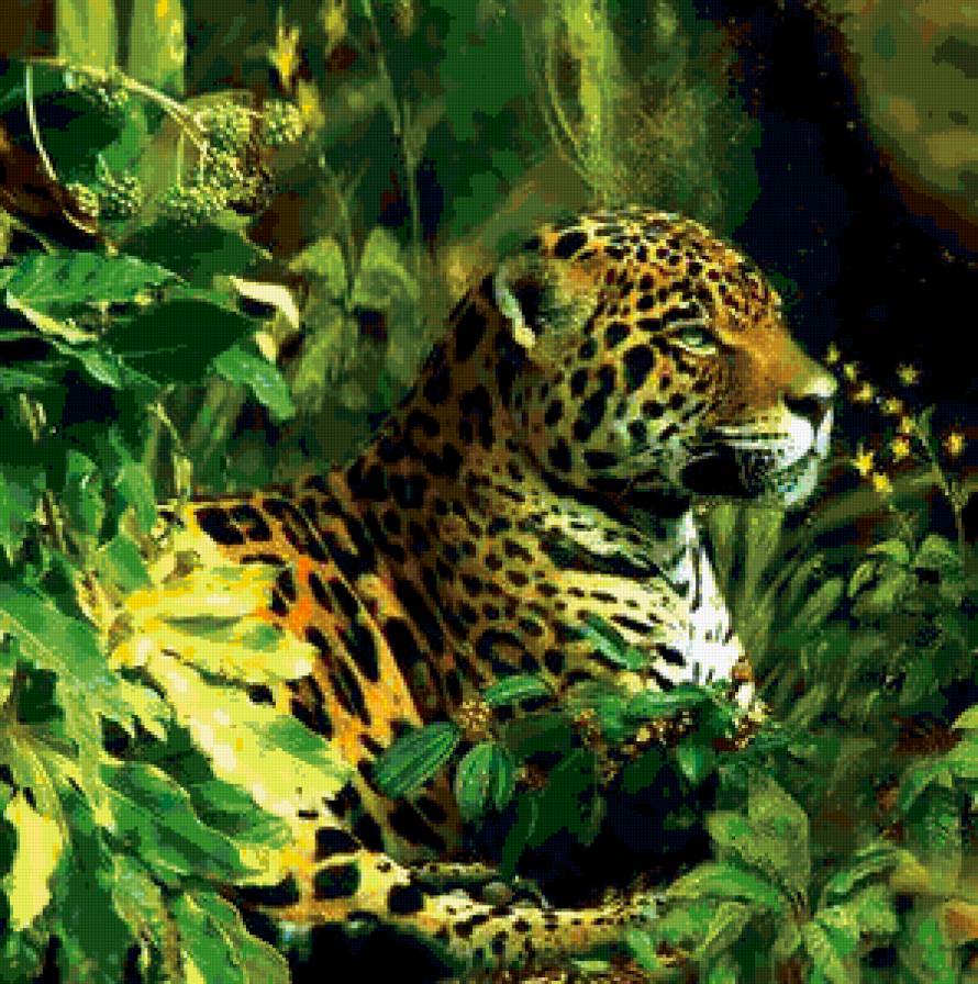 на отдыхе - природа, леопард - предпросмотр