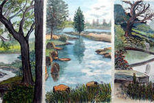 Схема вышивки «триптих»